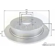 Тормозной диск COMLINE MRG GE ADC1059 2914441