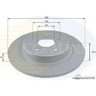 Тормозной диск COMLINE ADC1165 Opel Astra (K) 5 Хэтчбек 1.6 CDTi (68) 95 л.с. 2015 – 2024 S4O H9