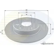 Тормозной диск COMLINE FT3 DJ5 Opel Astra (K) 5 Хэтчбек 1.6 CDTi (68) 95 л.с. 2015 – 2024 ADC1166