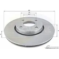 Тормозной диск COMLINE RWNY D ADC1218V Ford Cougar