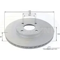 Тормозной диск COMLINE R5N TW ADC1260V 2914601