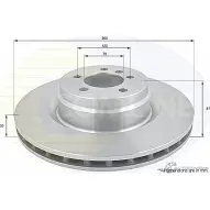 Тормозной диск COMLINE ADC1261V 2914602 ZVN2 L