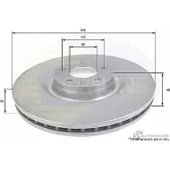 Тормозной диск COMLINE Z6 V6CD ADC1484V 2914743