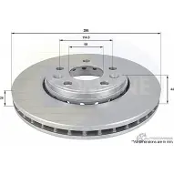 Тормозной диск COMLINE ZM OHO Renault Laguna (BT) 3 Хэтчбек 2.0 16V Hi Flex (BT1H) 140 л.с. 2007 – 2015 ADC1584V