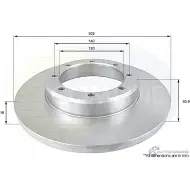 Тормозной диск COMLINE ADC1598 5C9S R8 2914852