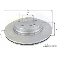 Тормозной диск COMLINE 2914909 B HI135 ADC1658V