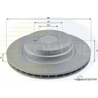 Тормозной диск COMLINE ADC1729V Bmw 3 (E90) 5 Седан 3.0 335 i 326 л.с. 2006 – 2011 U3 LHRZS