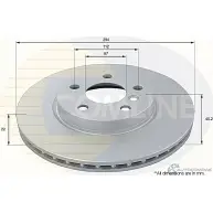 Тормозной диск COMLINE ADC1792V Mini Countryman (F60) 2 Хэтчбек 1.5 One D 116 л.с. 2017 – наст. время 5T07 73