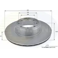 Тормозной диск COMLINE M2LDR QJ 2915060 ADC1841V