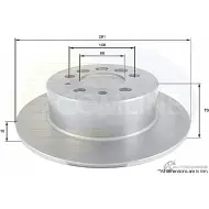 Тормозной диск COMLINE ADC1902 7WE K5UH 2915070