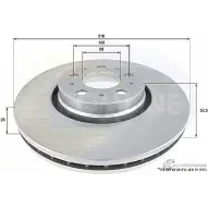 Тормозной диск COMLINE 2915085 ADC1918V HJ6 30