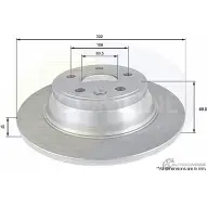 Тормозной диск COMLINE CNC6X IZ ADC1923 2915090