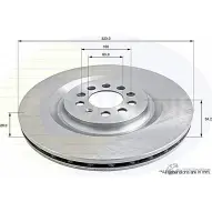 Тормозной диск COMLINE 2915169 ADC2602V M 5W9GR4