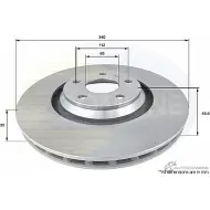 Тормозной диск COMLINE ADC2605V M2RF L Audi TT (8S) 3 2014 – 2020