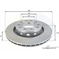 Тормозной диск COMLINE IDWI4T M 2915178 ADC2611V