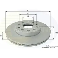 Тормозной диск COMLINE 92 CMF2N ADC2616V 2915183