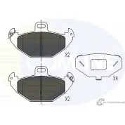 Тормозные колодки дисковые, комплект COMLINE 21965 15 KDHOKOL CBP01020 2916952