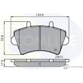 Тормозные колодки дисковые, комплект COMLINE CBP01035 JACD0X Renault Master (ED) 2 Кабина с шасси 2.5 dCi 146 л.с. 2006 – 2024 236 13