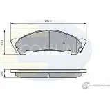 Тормозные колодки дисковые, комплект COMLINE CBP01175 3KRCS M 2917023