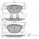 Тормозные колодки дисковые, комплект COMLINE DKI6FQB 2917118 CBP01609 23448, 23449