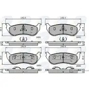 Тормозные колодки дисковые, комплект COMLINE CBP01763 24381, 24382, 24383, 24384 B6KKHWR Ford Explorer 3 (U152) 2002 – 2005