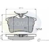 Тормозные колодки дисковые, комплект COMLINE 6UGSZ 2476 5 Citroen Berlingo 2 (B9, PF2) 2008 – 2018 CBP01797