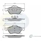 Тормозные колодки дисковые, комплект