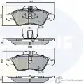 Тормозные колодки дисковые, комплект COMLINE CBP0212 2917222 21576, 21577 G3OO41M