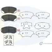 Тормозные колодки дисковые, комплект COMLINE Q2EUYS1 2917411 292 49 CBP06079
