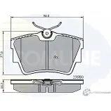 Тормозные колодки дисковые, комплект COMLINE CBP0874 K76Z2VO 2 3980 2917478