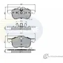 Тормозные колодки дисковые, комплект COMLINE 23112, 23114 CBP0898 2917491 RVHXLJE