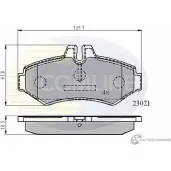 Тормозные колодки дисковые, комплект COMLINE 2917497 EAW94X CBP0914 23 021