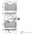 Тормозные колодки дисковые, комплект COMLINE 21381, 24143 2917593 W204L CBP11737