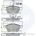 Тормозные колодки дисковые, комплект COMLINE CBP12032 24 727 Opel Combo (D) 3 Минивэн 2.0 CDTI (C26) 135 л.с. 2012 – наст. время 8PFAEBU