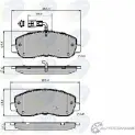 Тормозные колодки дисковые, комплект COMLINE 25147, 25165 Nissan NV400 (X62) 1 Фургон 2.3 dCi 100 101 л.с. 2011 – 2014 EZ3U2 CBP12106