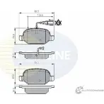 Тормозные колодки дисковые, комплект