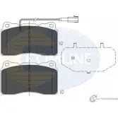 Тормозные колодки дисковые, комплект COMLINE 2917674 2 3756 CBP16050 WUCV4