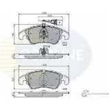 Тормозные колодки дисковые, комплект COMLINE Audi Q5 (8RB) 1 Кроссовер 3.0 Tfsi Quattro 272 л.с. 2012 – наст. время ED554F 24408, 24409, 24743 CBP21789