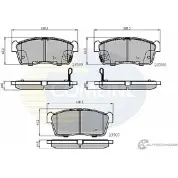 Тормозные колодки дисковые, комплект COMLINE 23507, 23508, 23509 66701Y5 CBP31113 2917752