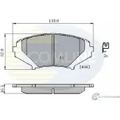 Тормозные колодки дисковые, комплект COMLINE HT0HT7 24 042 2917786 CBP31246