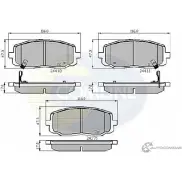 Тормозные колодки дисковые, комплект COMLINE 2917800 CBP31319 0FFUO3 24275, 24410, 24411