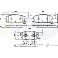 Тормозные колодки дисковые, комплект COMLINE 22412, 22413, 22414 1194338166 9AL2LH9 CBP32310