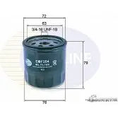 Масляный фильтр COMLINE Skoda Rapid 1 (NH3) Лифтбек 1.6 SRE 90 л.с. 2015 – наст. время EOF254 AJV XH