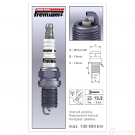 Свеча зажигания иридиевая iridium premium plus BRISK 1972 Z MGN1N 1424495562 - Изображение 2