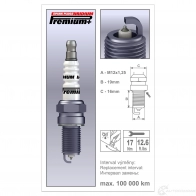 Свеча зажигания иридиевая iridium premium plus BRISK 1986 P 38 1424495568 CNH6D - Изображение 2