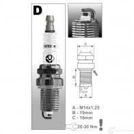Свеча зажигания BRISK D15YC A3Y GS4 1439765154 - Изображение 2