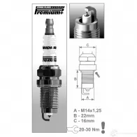 Свеча зажигания иридиевая iridium premium plus BRISK JTEJ5E Set 4 - EAN 85 95001 31749 0 3279822 1619 - Изображение 2