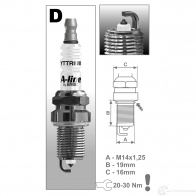 Свеча зажигания BRISK THNG HKR DR15YPY1 1439765317 - Изображение 2