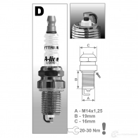 Свеча зажигания никелевая a-line BRISK A-Line 33 Set 4 - EAN 85 95001 31304 1 0014 3279639 - Изображение 2