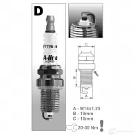 Свеча зажигания BRISK IGJWS Q 1439765301 DR17YCY - Изображение 2